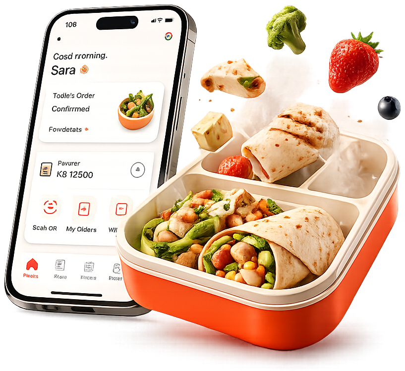 AT BELL lunchbox and app